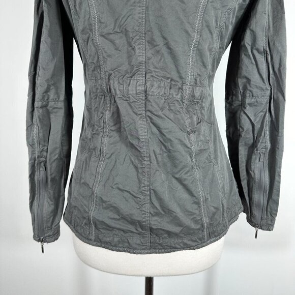 Kuhl Women's Sz XS Projekt Jacket Full Zip Hooded Dynawax Water Resistant Gray - Picture 11 of 14